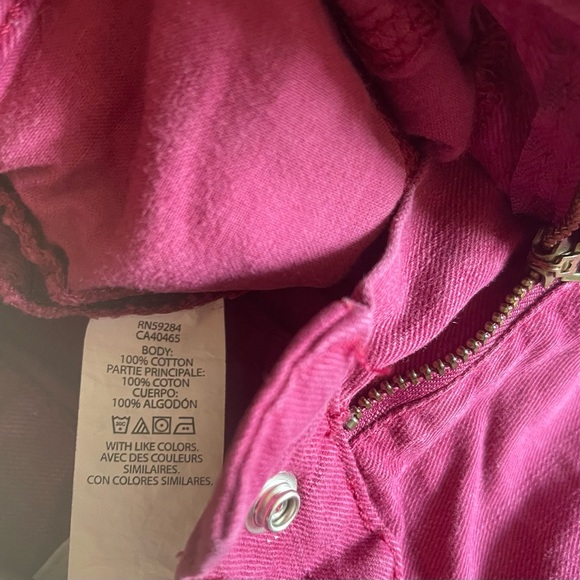 Children’s Place Distressed Shorts - Burgundy (Plum) Size 6 Shorts - Picture 10 of 10